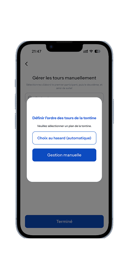 Gestion des tours